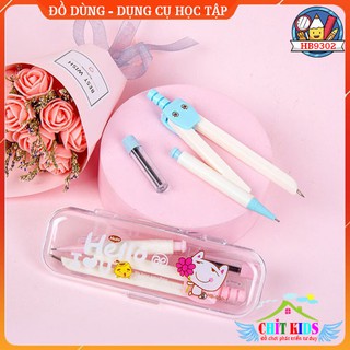 Compa Hongbo HB9302 kèm hộp chì kim