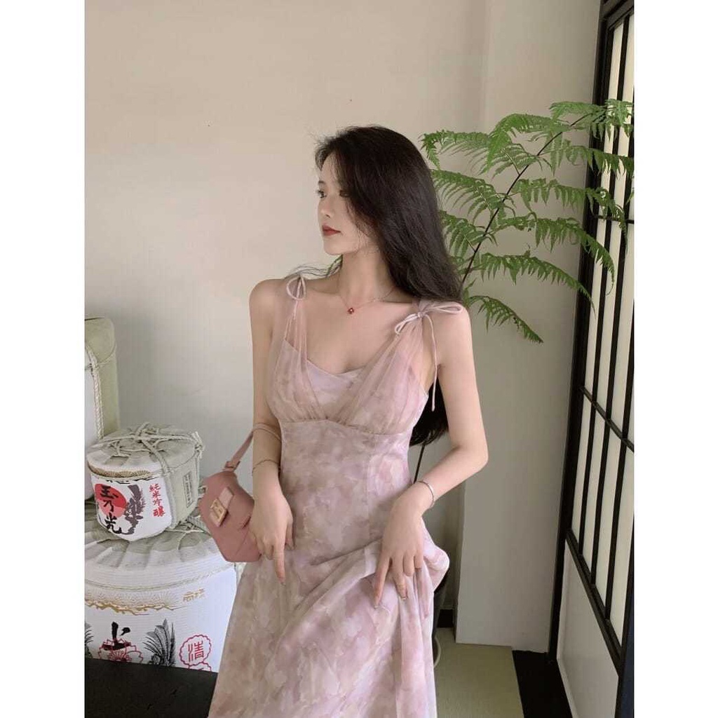 Đầm body    váy body Đầm Midi Sát Nách Hoạ Tiết Hoa Thiết Kế Thanh Lịch Cho Phái Nữ 2023