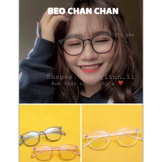 Gọng cận dẻo mắt tròn gọng kính cận trong suốt hottrend