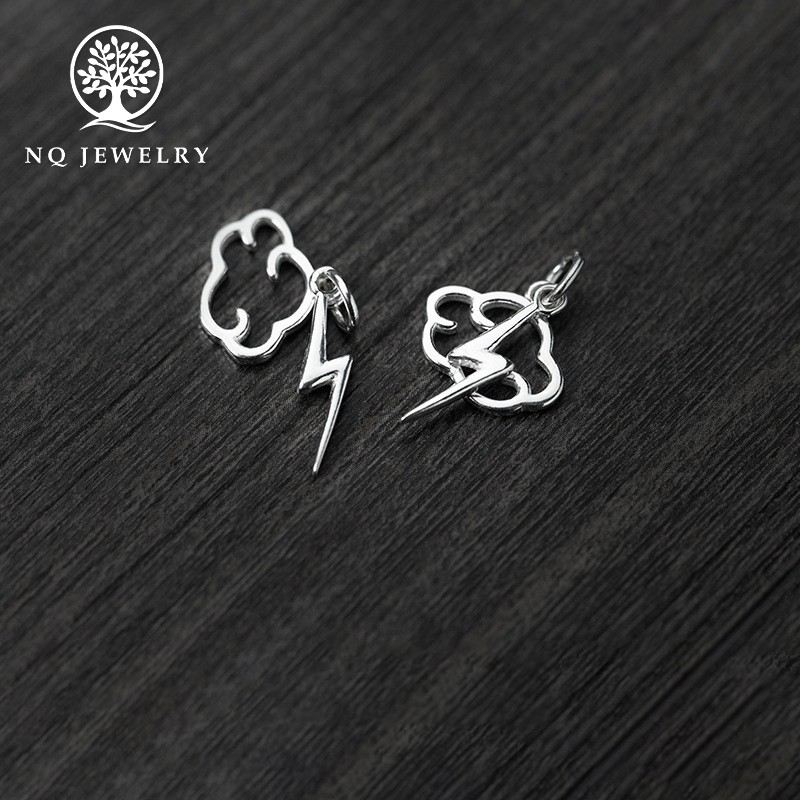 Mặt dây chuyền bạc đám mây sét - NQ Jewelry