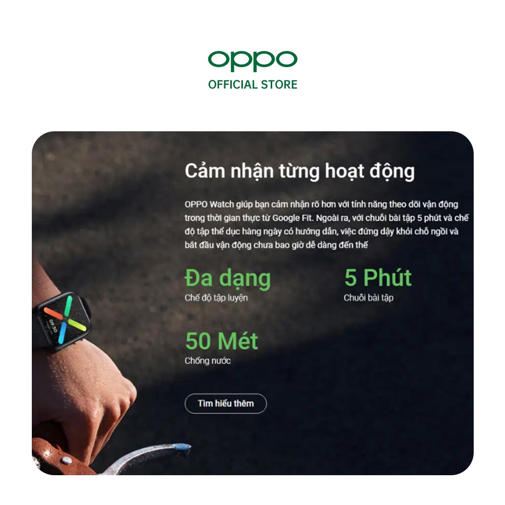 Đồng hồ OPPO Watch 46mm- Hàng Chính Hãng