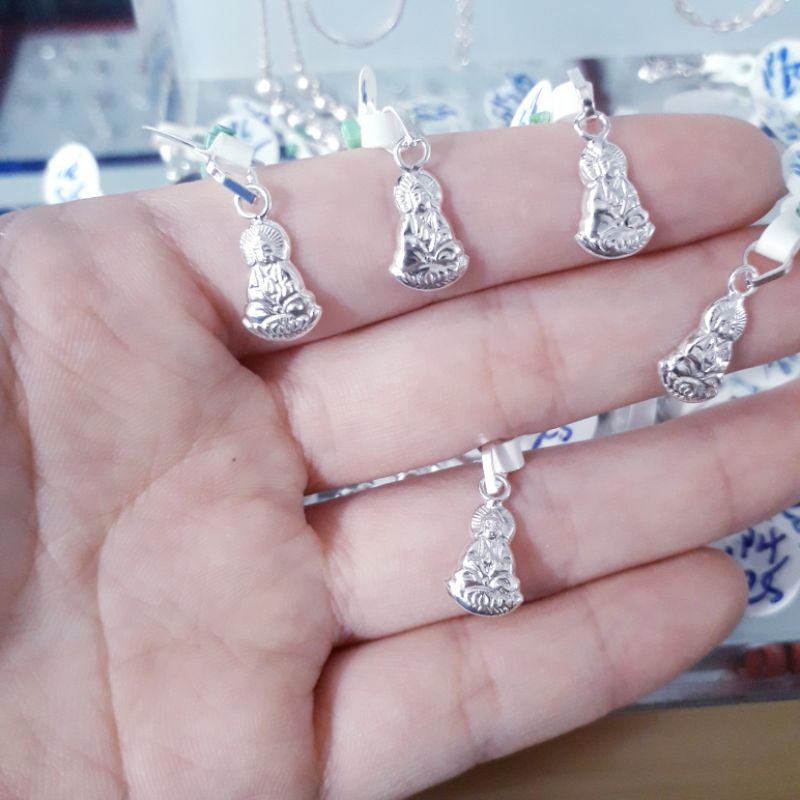 Mặt Phật Bạc cỡ nhỏ