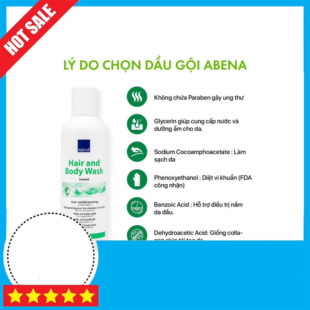 Dầu tắm gội khô Abena 200ml | BigBuy360 - bigbuy360.vn