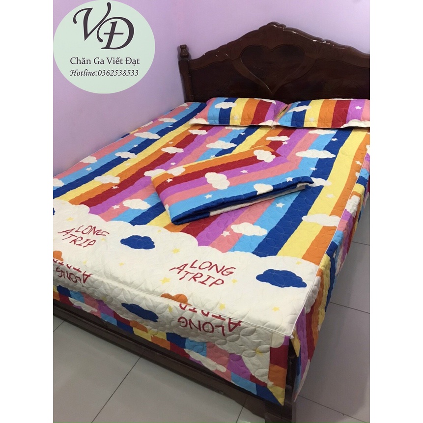 Vỏ Chăn Lẻ Trần Bông Có Khoá Kéo Lồng Được Ruột - Kích Thước: 1,85m x 2,05m ( 1 Chiếc)