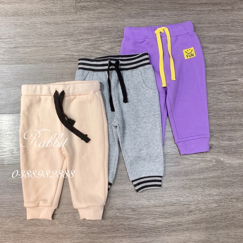 Quần jogger nỉ Geejay