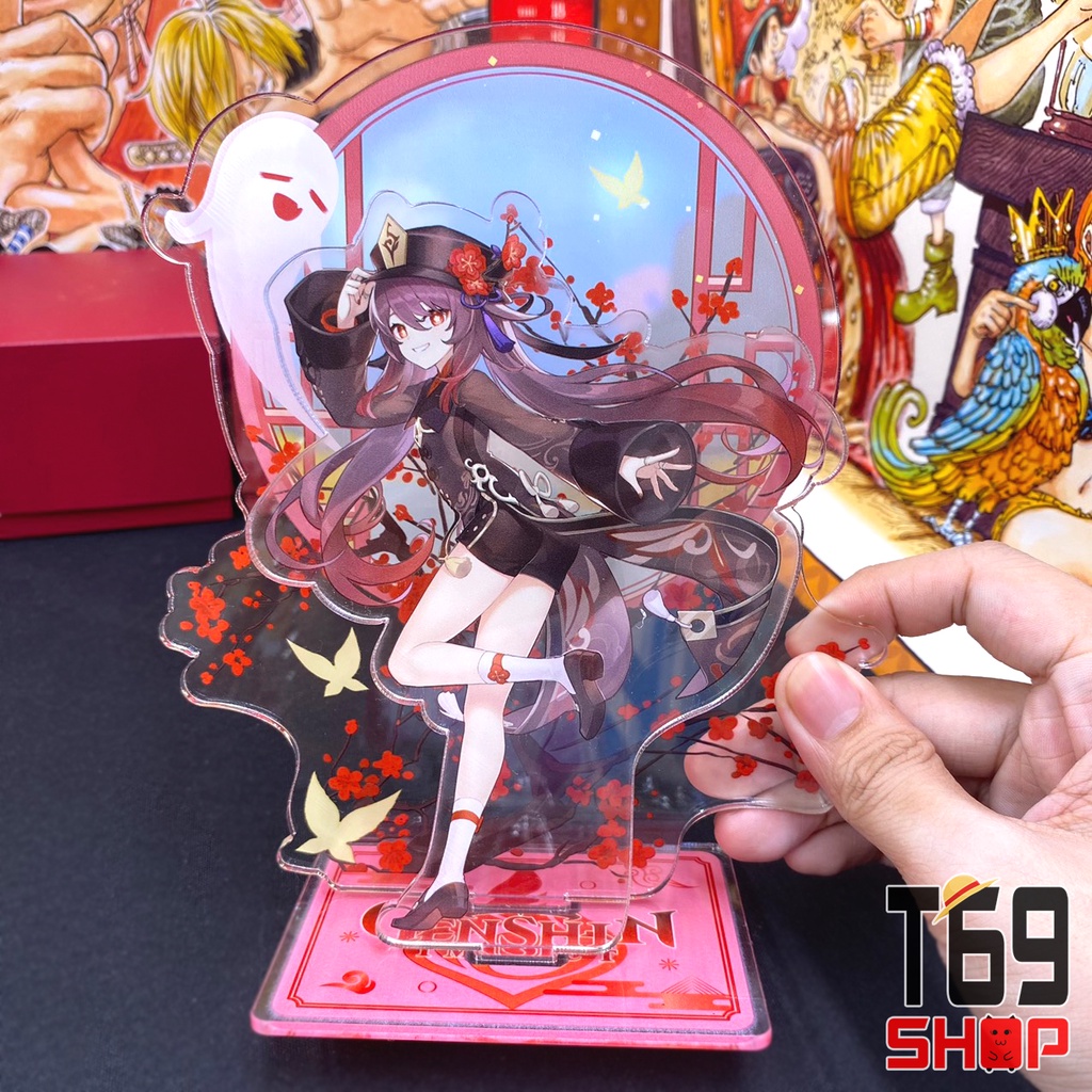 [Loại đặc biệt] Mô hình Standee Acrylic Mica game Genshin Impact có background phong cảnh