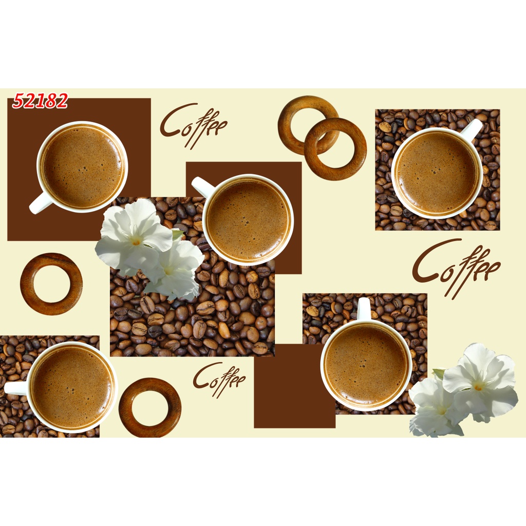 TRANH DÁN TƯỜNG 3D KARAOKE, COFFEE NHIỀU MẪU