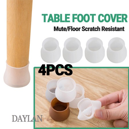 4 Vỏ bọc lót chân bàn ghế bằng silicon dày chống trượt chống mài mòn bảo vệ