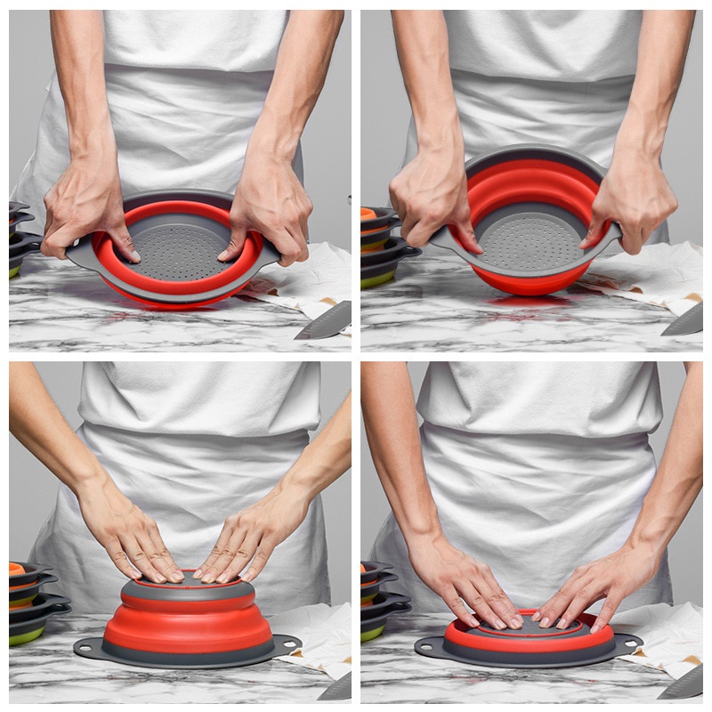 Rổ xếp gọn rửa rau củ quả đa năng
