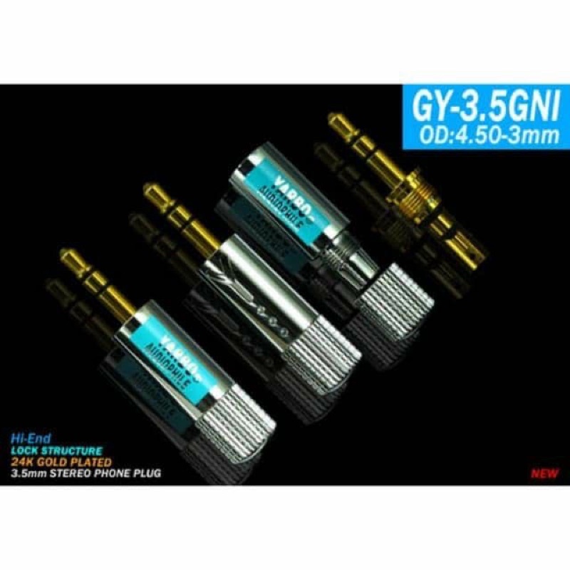 dây 3,5 stereo ra 2 jack 6 ly (6,5 ly) mono hàng mạ bạc cao cấp
