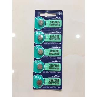 Vỉ 5 viên pin đồng hồ Sony muRata SR927SW 395 927 399 SRR927 SR926SW 926
