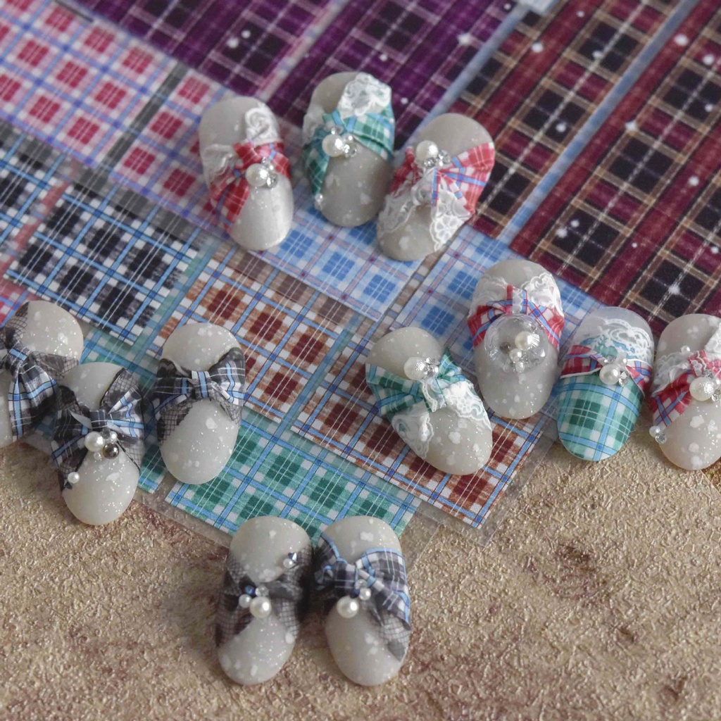 Miếng Dán Trang Trí Móng Tay Nghệ Thuật Họa Tiết Ren 273