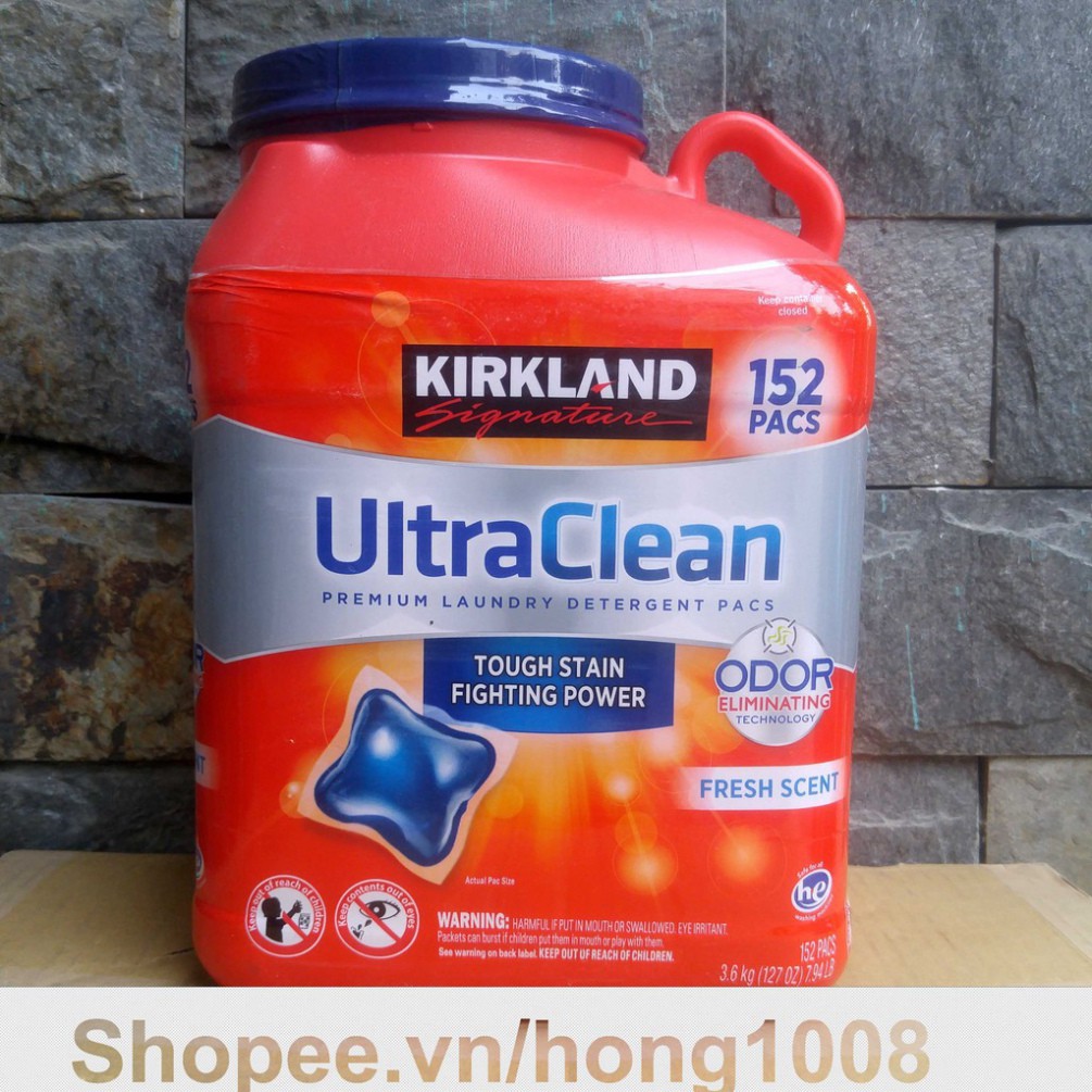 BGF Viên Giặt Kirkland Ultra Clean 152 Viên 21 BA43