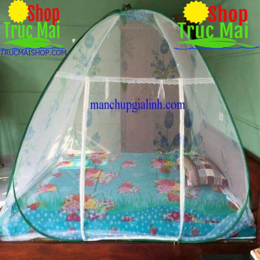 [SALE SỐC]Màn Chụp Tự Động - Mùng Chụp Tự Bung 1m6- 1m8-2m Cao Cấp Bảo Hành 1 Năm