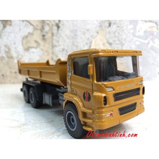 Mô hình xe công trình Tải ben thùng dài 1:60