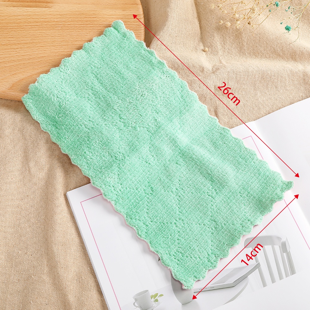 Khăn lau chén dĩa từ sợi fiber siêu mịn