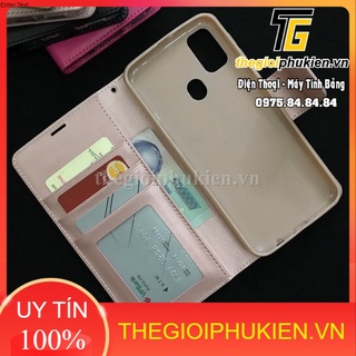 Bao da dạng ví OPPO A53 hiệu Hanman có quai cài