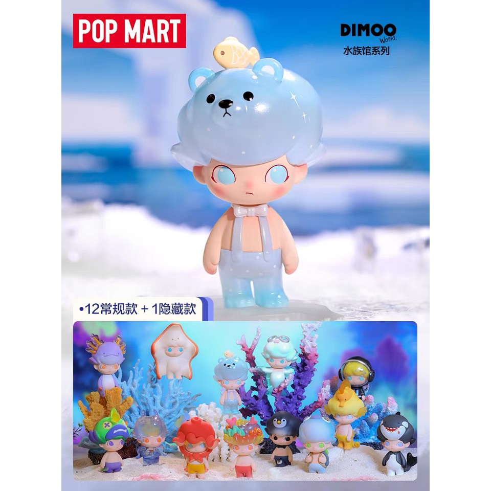 Búp Bê Popmart Dễ Thương Sưu Tầm Dòng Bể Cá Dimoo