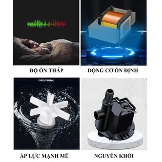 Máy bơm chìm eBang hút cặn đáy bể cá siêu êm (tặng ống nước)