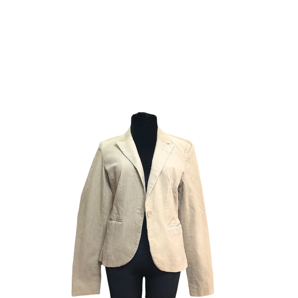 Áo vest nhung nữ blazer có chiết eo tạo phom xuất xứ Nhật size SM B409