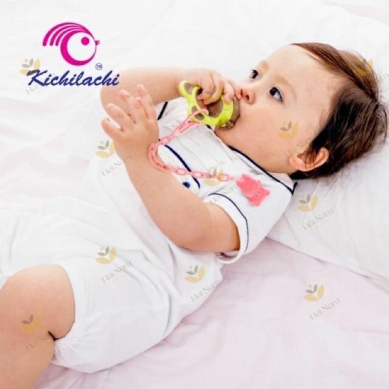 Túi nhai ăn dặm Kichi kèm 3 núm và dây đeo chống rơi