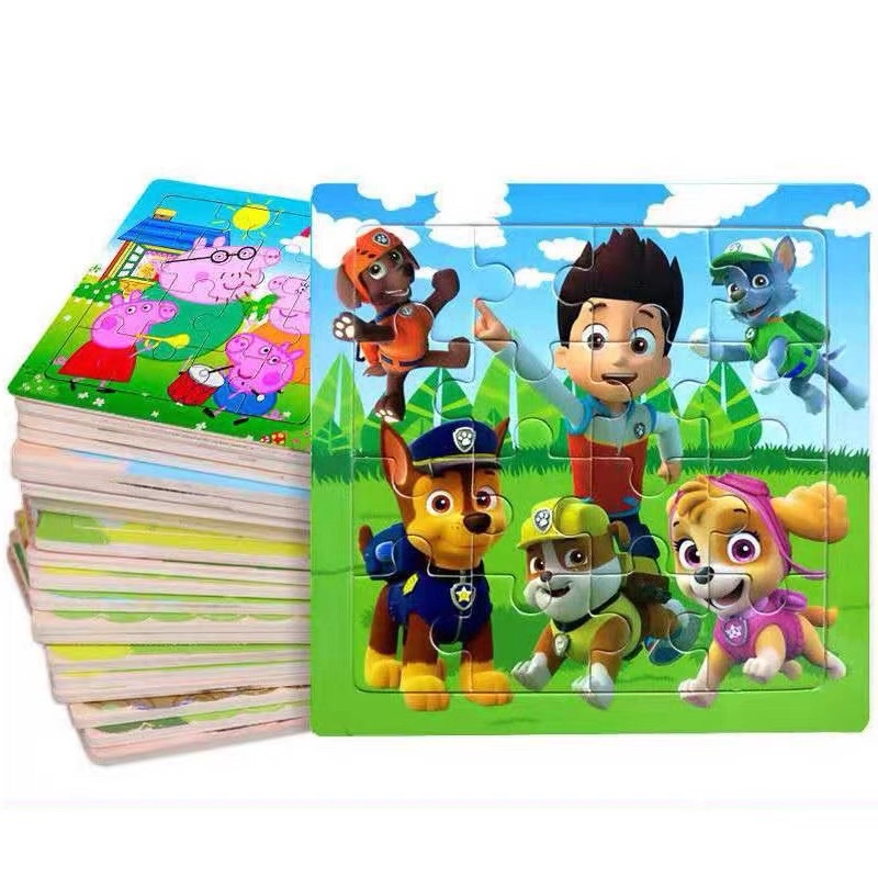 Đồ chơi bộ tranh xếp hình, ghép hình gỗ 20 mảnh cho bé - tranh ghép gỗ Puzzle 20 mảnh phát triển trí tuệ bé