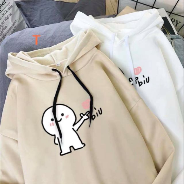Hoodie búng tim Biu_Trj