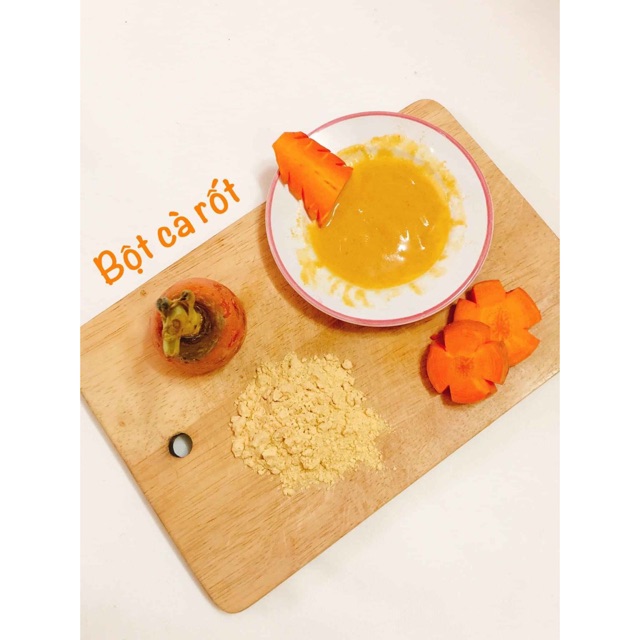 Bột cà rốt handmade