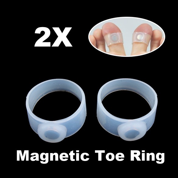 [Hàng mới về] Set 2 nhẫn đeo ngón chân từ tính giúp giảm cân hiệu quả