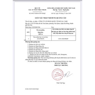 Tăng Cường Đề Kháng Đường Hô Hấp cho bé Anaferon Nga - Nhãn Chim Cánh Cụt Cho Trẻ Em