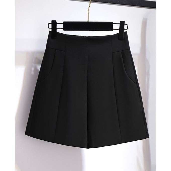 Quần short nữ ống rộng cạp cao siêu hách dáng chất vải vitex cực mát và dễ chịu