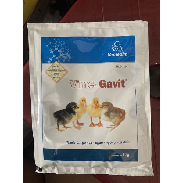 Vime- Gavit úm gà vịt con giúp gà vịt mau lớn gói 50gr