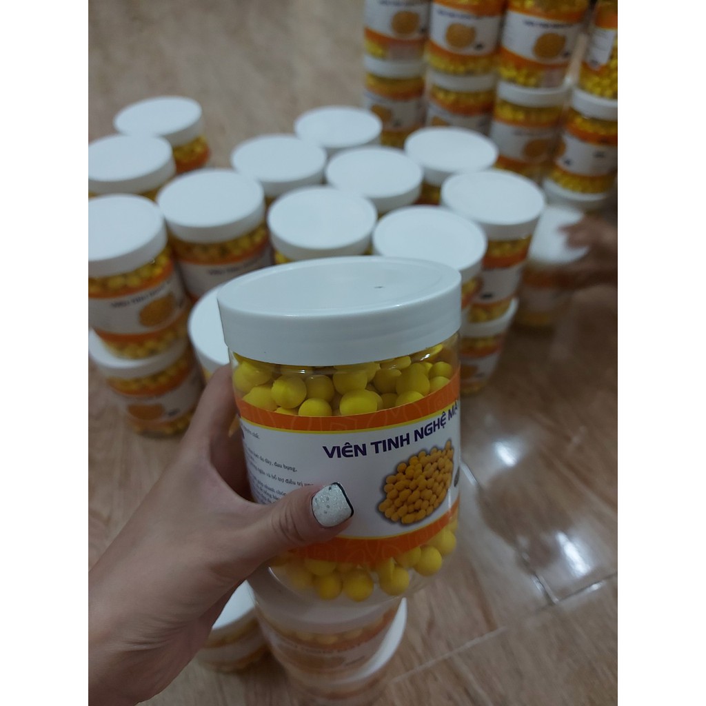 500gr viên tinh nghệ mật ong hoa rừng nguyên chất có giấy chứng nhận ATTP