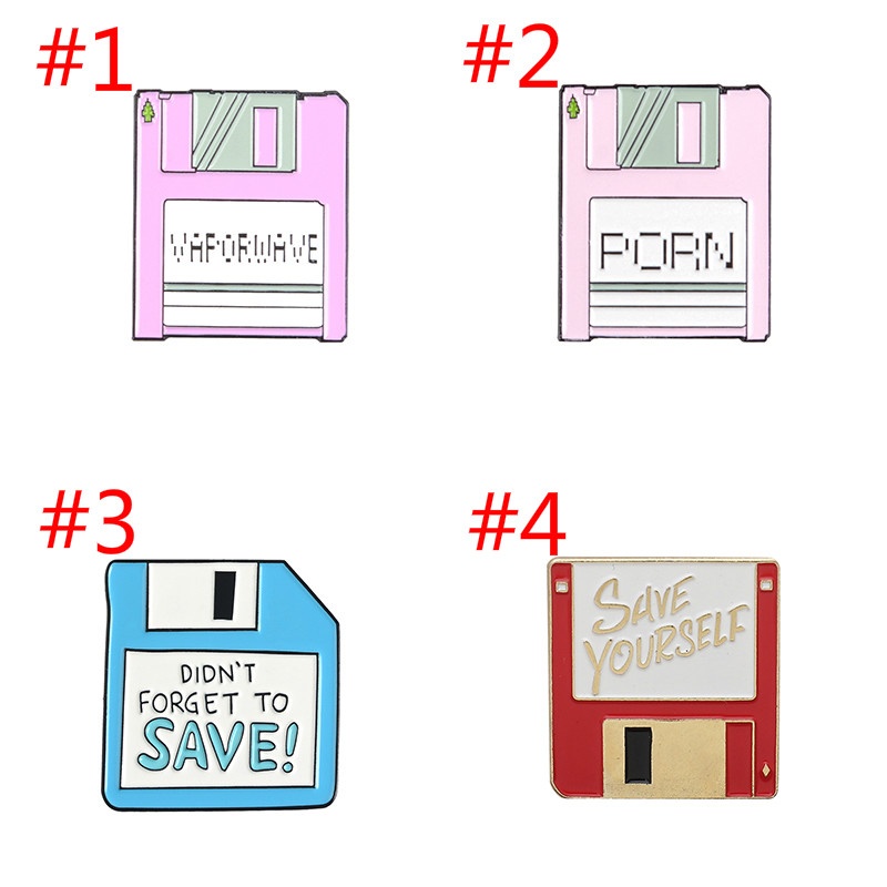 Ghim cài áo Miss Zoe cứng hình chữ Don 't Forget To Save Yourself