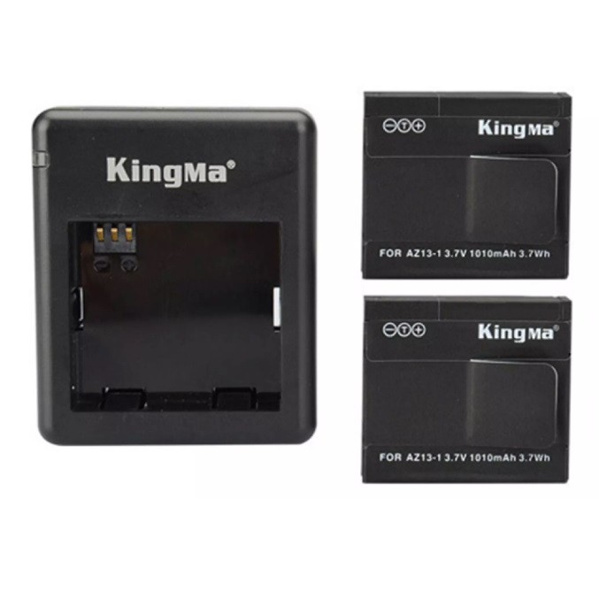 Combo sạc đôi + 2 viên pin Kingma cho Xiaomi Yi Action Camera