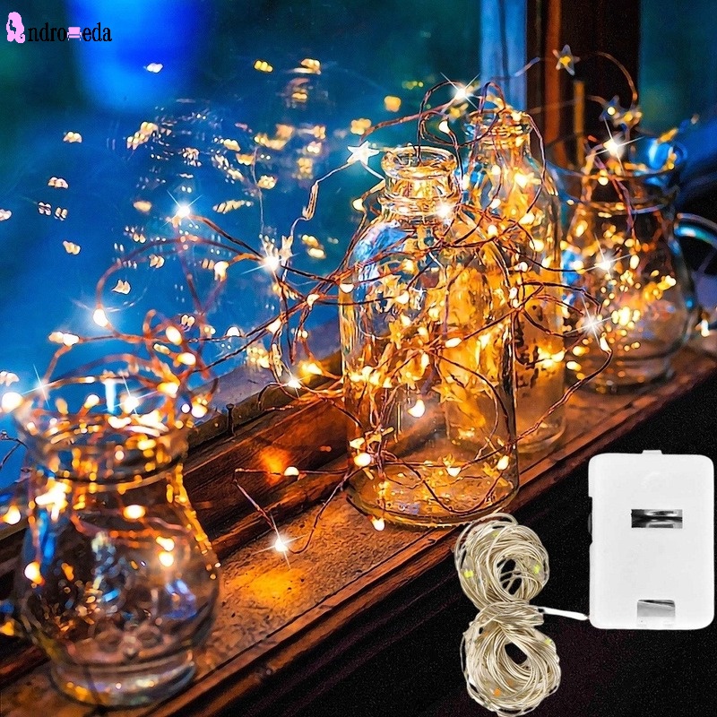 Dây Đèn LED 1 / 2M Chống Thấm Nước Trang Trí Giáng Sinh / Tiệc Cưới