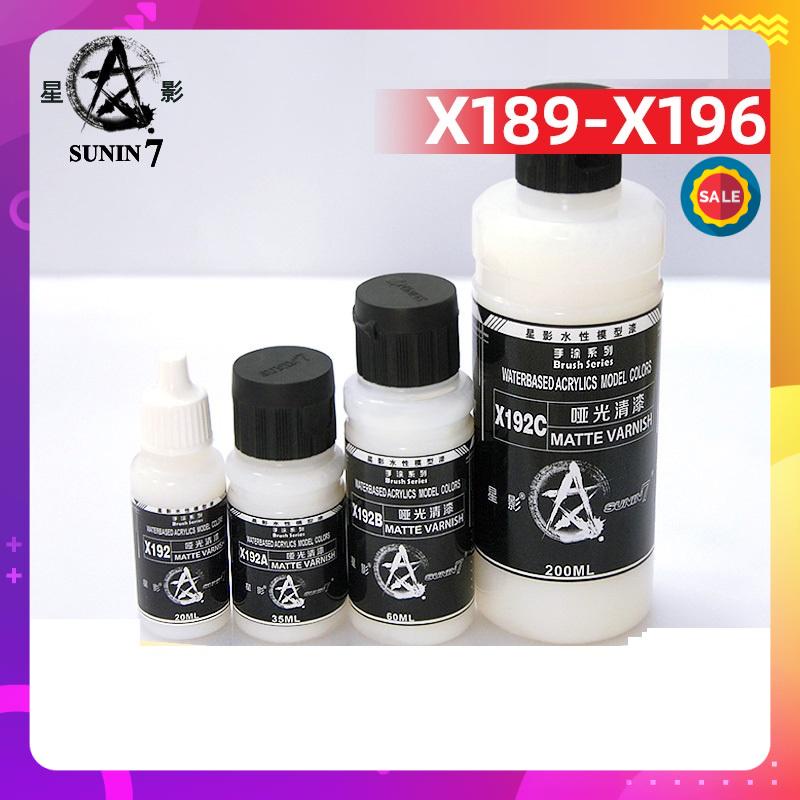Sơn bóng, mờ trong suốt. bảo vệ, khô chậm gôc nước X192-X193-X194-X196-X189 Sunin 7 - Sơn Mô Hình