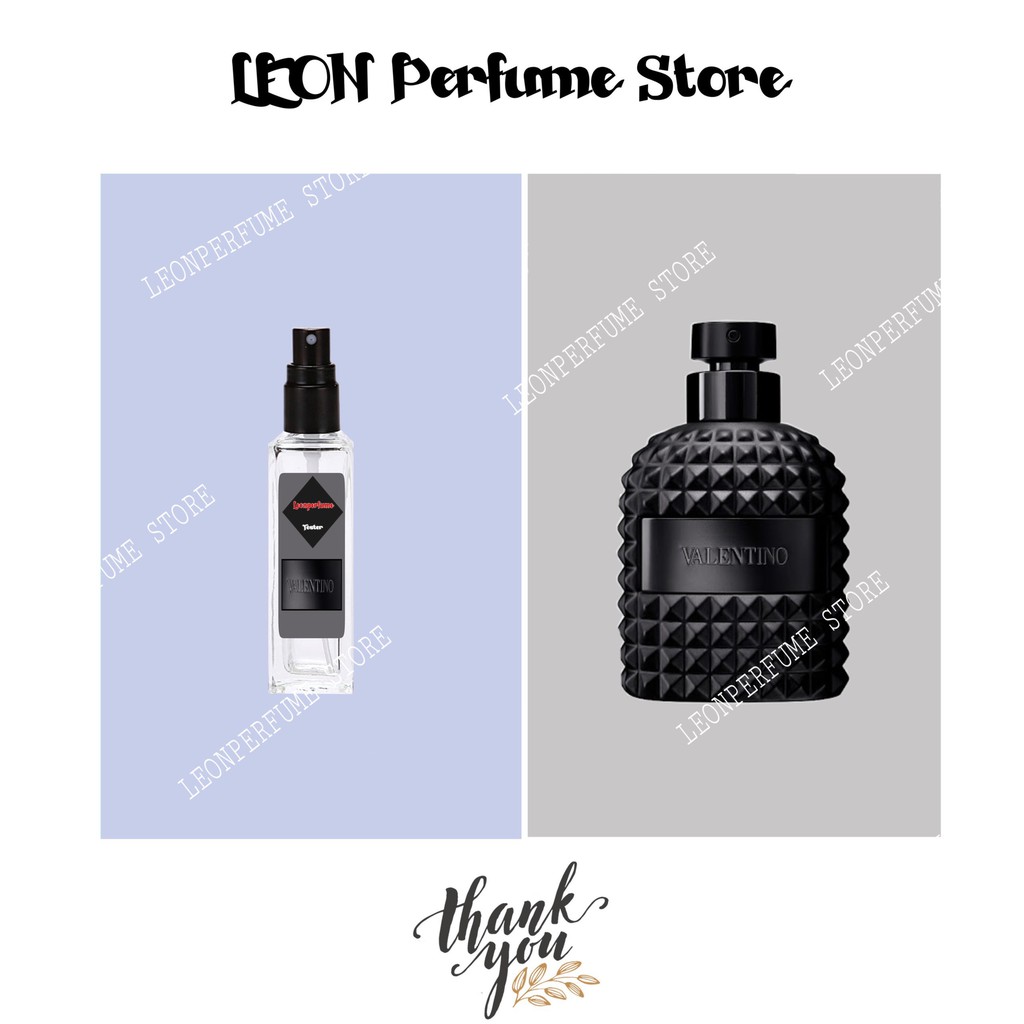 💎LEON💎 Mẫu thử nước hoa valentino uomo edition noire 10ml dạng xịt