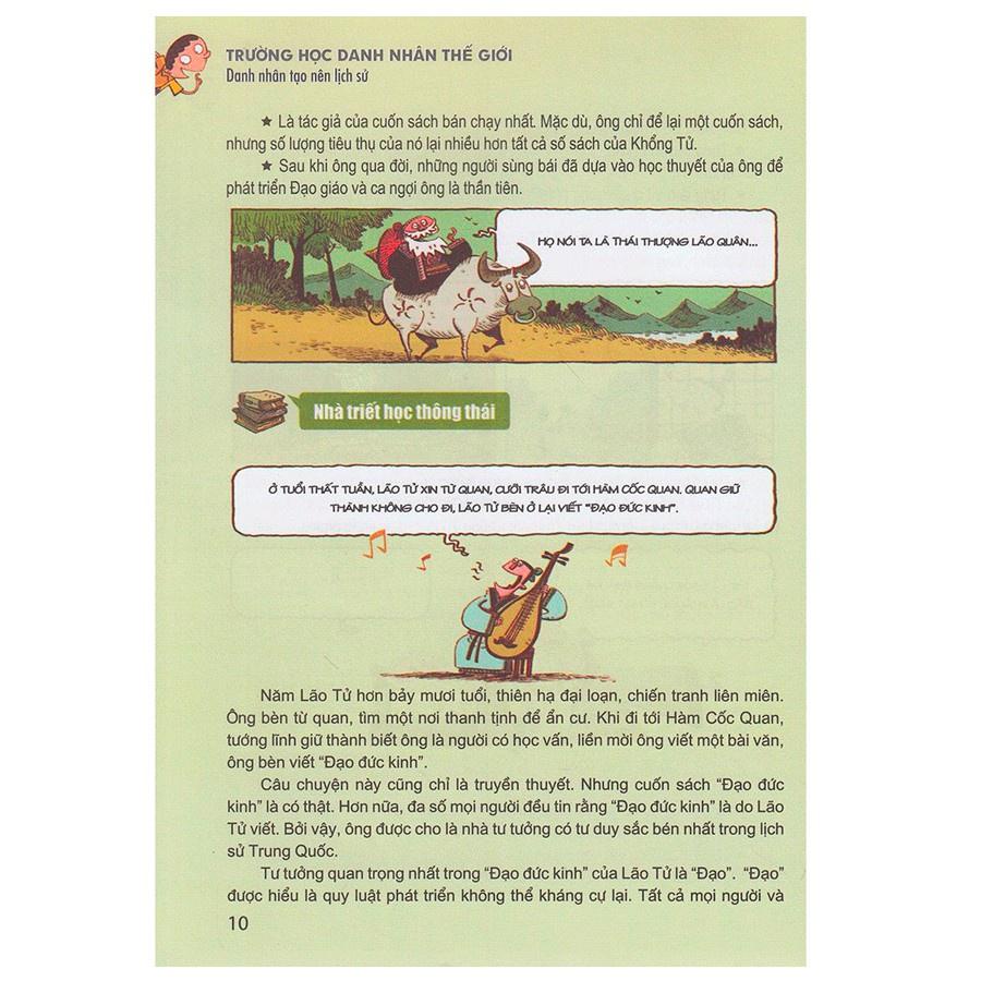 Sách - Trường Học Danh Nhân Thế Giới: Danh Nhân Tạo Nên Lịch Sử (minh long)