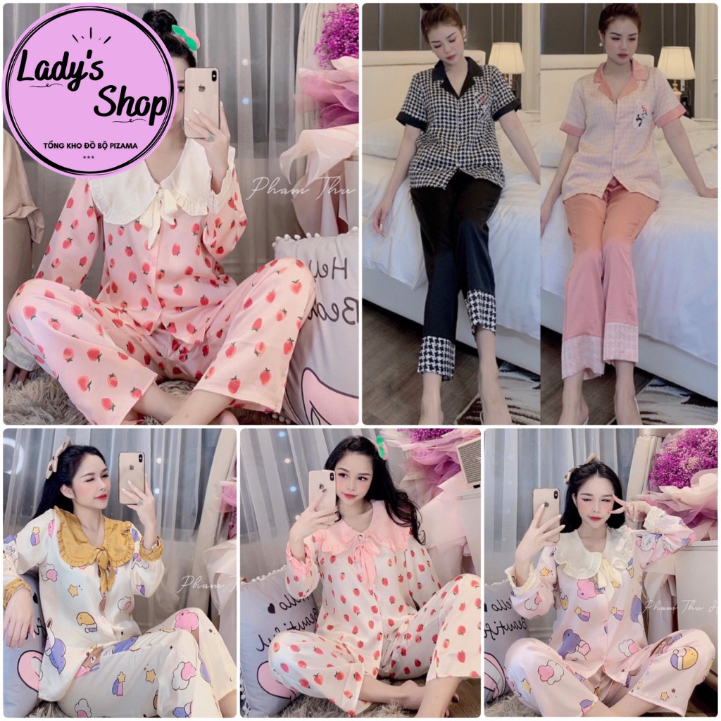 [Mã 11FASHIONSALE giảm 12% đơn 99K] Bộ Đồ Ngủ Pijama Nữ💖Bộ Lụa Tay Dài Tiểu Thư Cao Cấp [Ảnh Thật] [Siêu Đẹp] | BigBuy360 - bigbuy360.vn