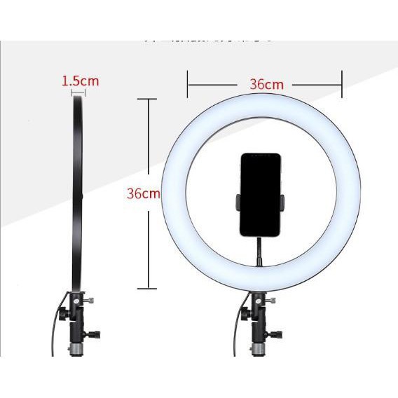 [ TUYỂN SỈ ] ĐÈN LIVESTREAM 36CM CHÂN CAO 2.1M