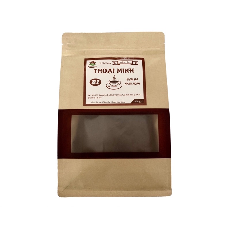 Cà Phê Nguyên Chất Thoại Minh B1- Cf xay 500g