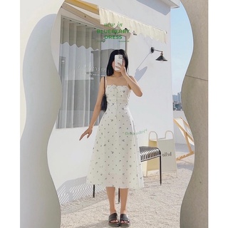 Váy hoa thô 2 lớp