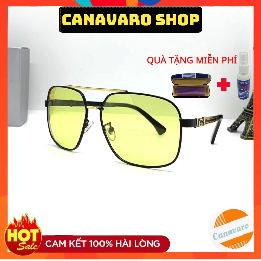 Kính đi đêm xe máy chống chói lóa ban đêm hàng hiệu cao cấp tròng phân cực chống rơi vỡ...