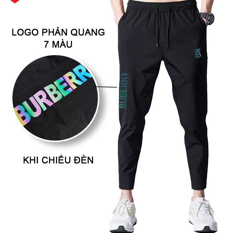 Quần Jogger nam, quần thun nam dài thể thao chất thun dày dặn Chống nhăn, Chống xù, Logo phản quang cao cấp, mã Q16