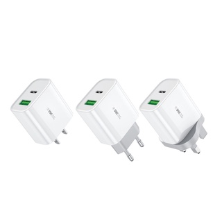 CỦ/CỐC SẠC 20W WP-U53. PD + QC 3.0 SIÊU BỀN