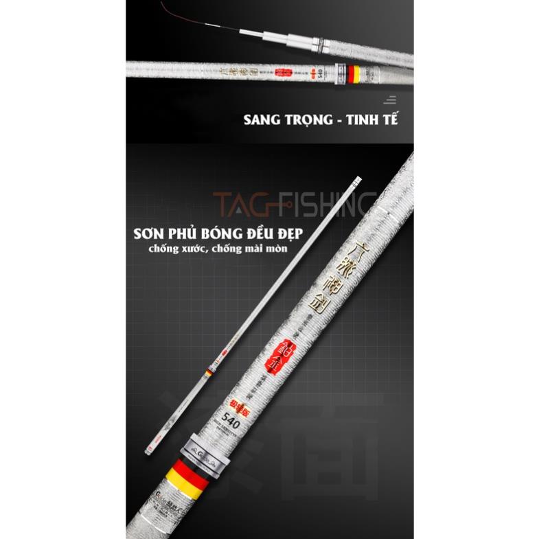 Cần Câu Tay Chính Hãng Guide Lục Mạch Thần Kiếm Bạch Kim 5H 28-19i Cần Câu Đài Carbon Cao Cấp Có Bảo Hành