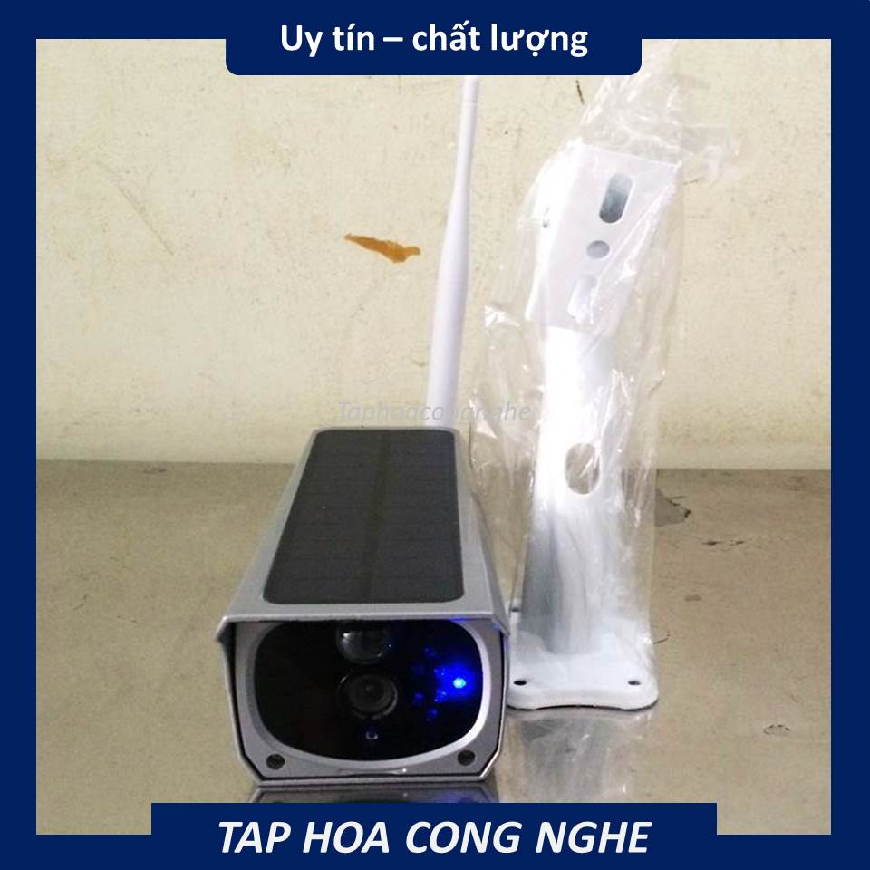 Camera IP năng lượng mặt trời app CAMHI PRO hoạt động bằng wifi có khe cắm thẻ nhớ lưu trữ hình ảnh 1080p