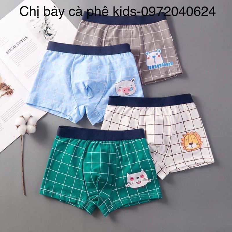 set 8 quần sịp bé trai cao cấp đủ size