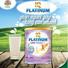 Sữa tăng cân IQ Platinum Gain 900g – Dinh dưỡng dành cho tre tren 1 tuoi,người gầy,date 2023